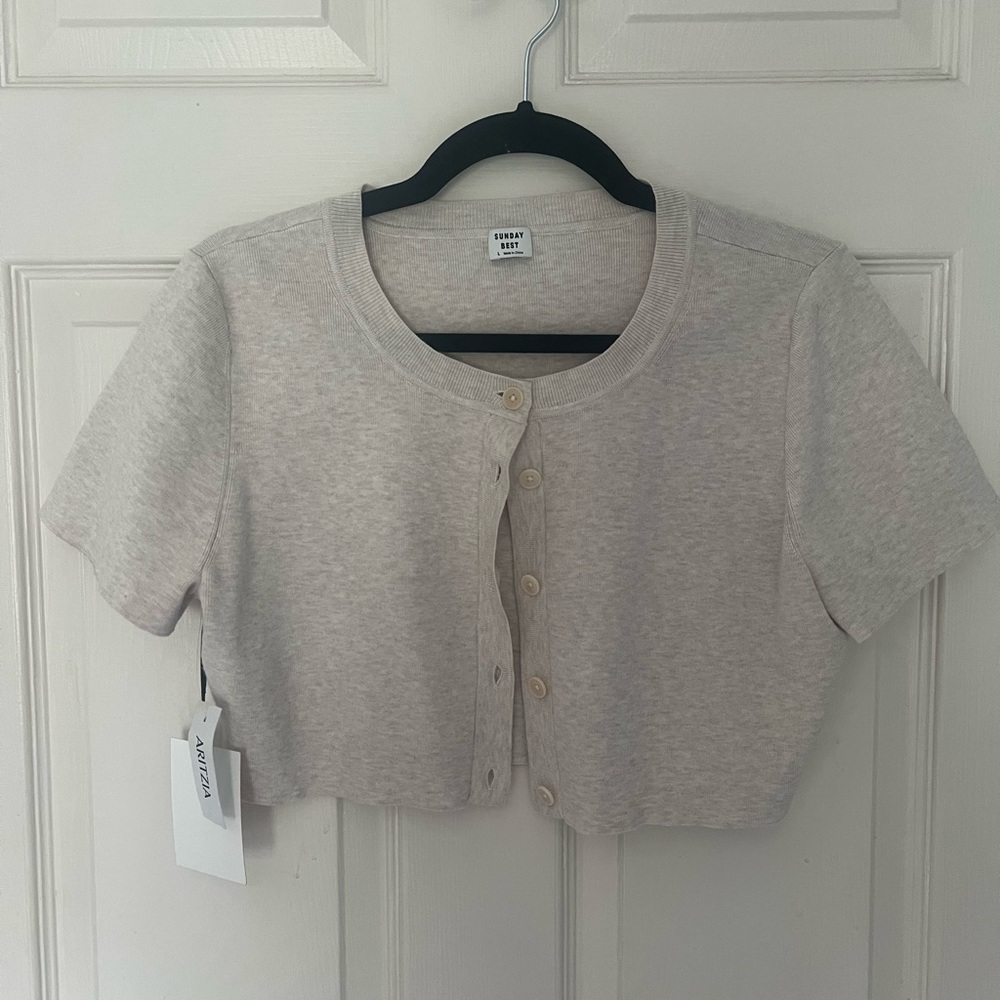 Sunday Best cropped cardigan